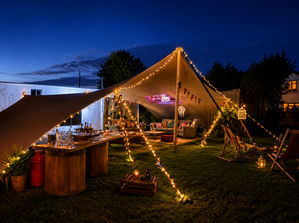 Twilight Stretch Tent- click for photo gallery